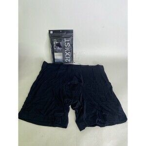 2xist Modal Luxe Boxer Briefs 6in Underwear Black Beauty Mens Size L